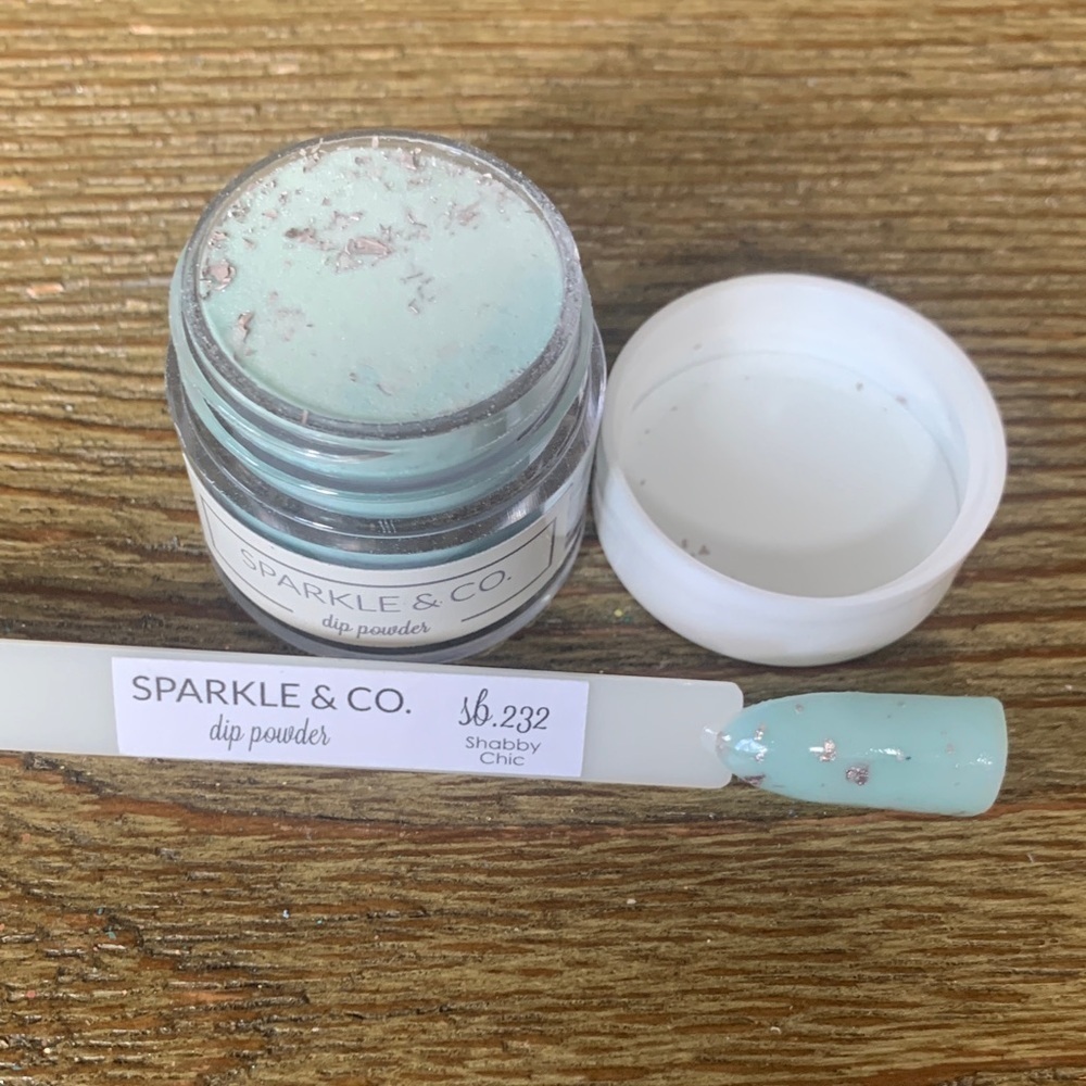 Sparkle & Co. Nail Dip Powder SB 232 Shabby Chic .25 oz jar